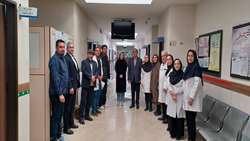  بازدید نوروزی معاون بهداشت دانشگاه علوم پزشکی تهران از مرکز خدمات جامع سلامت آیت در جنوب تهران